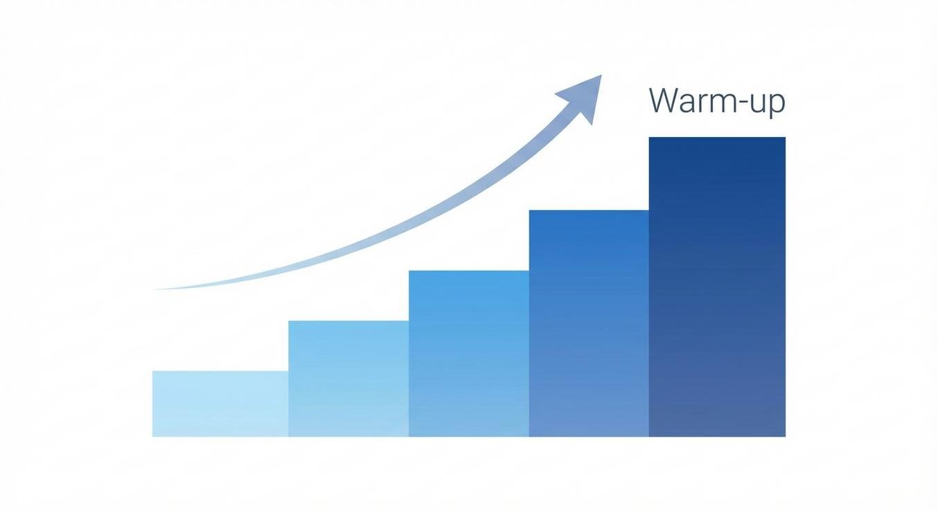램프업 일정 인포그래픽