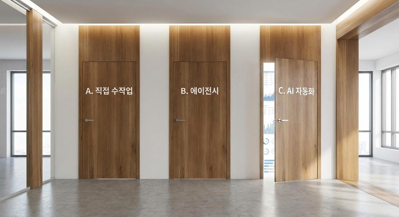 3가지 실행 방법 비교 인포그래픽