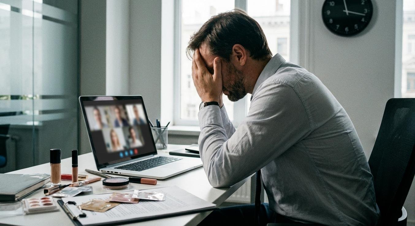 미국 바이어와 한국 제조사 사이의 커뮤니케이션 격차를 시각화한 인포그래픽