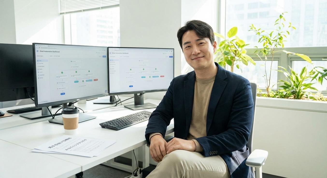 이메일 자동화 대시보드와 한국인 직장인