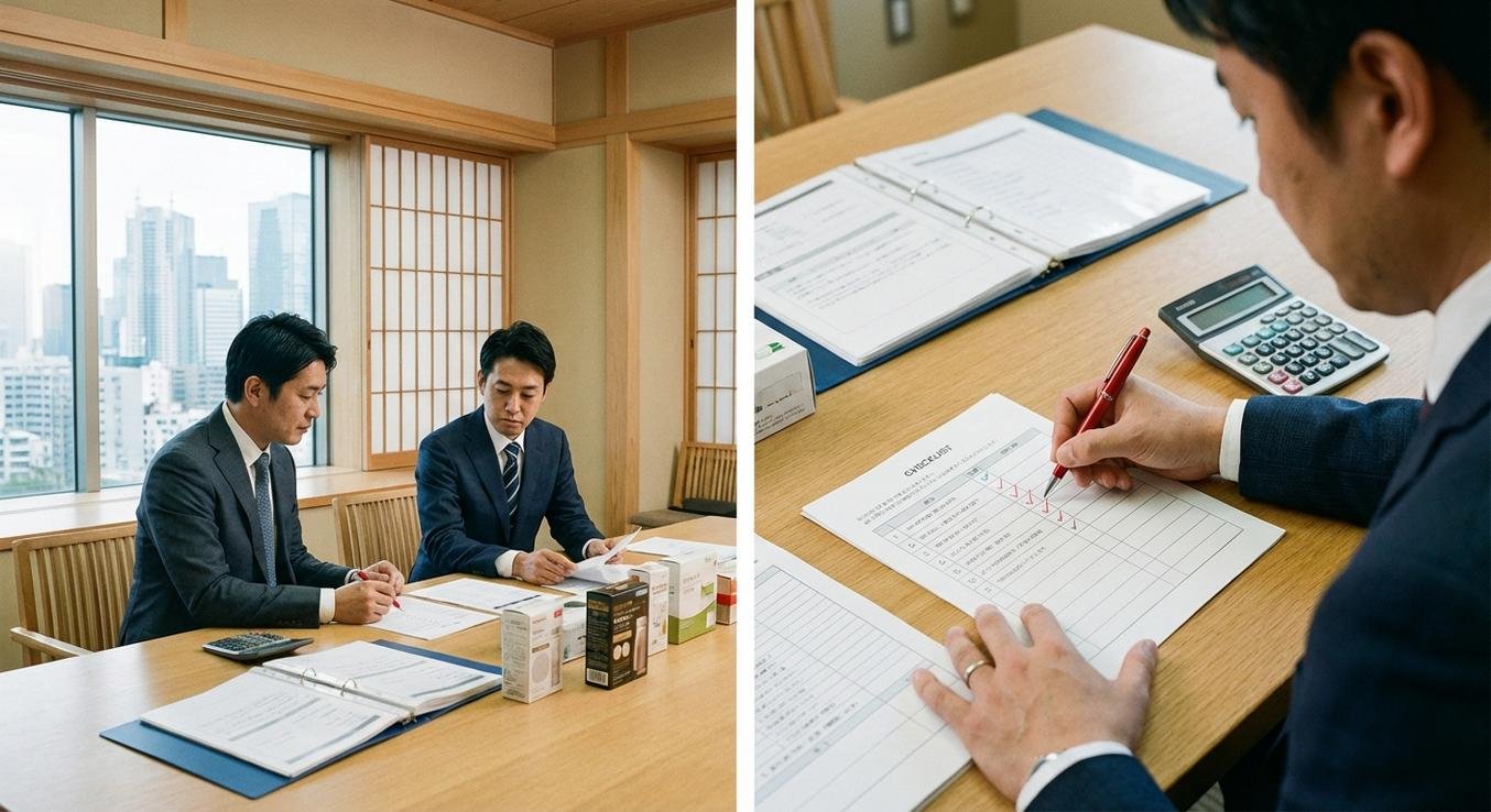 일본 바이어 거래 심사 회의