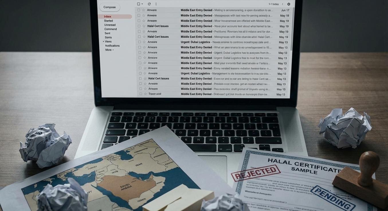 미국·유럽 vs 중동 바이어 응답률 비교