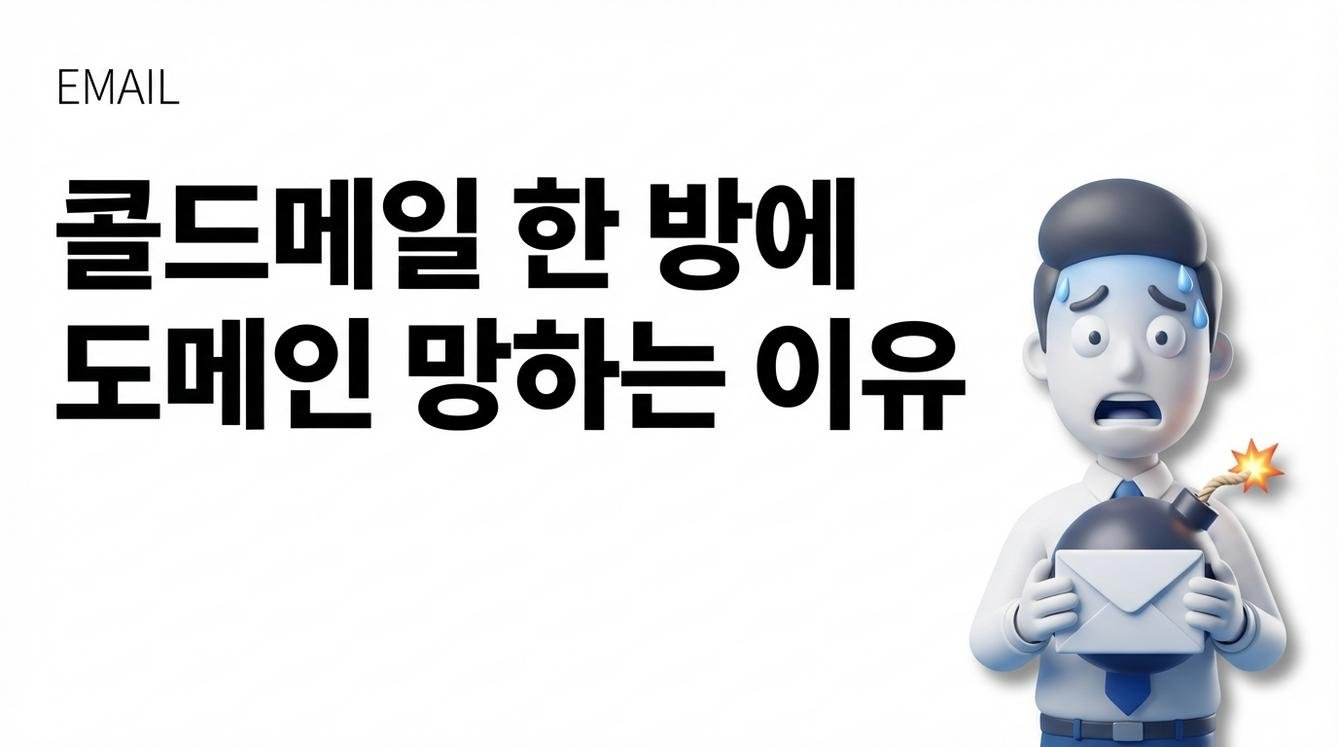 해외 바이어 발굴, 빠르게 성과 내고 싶은 마음에 바이어 리스트부터 구매하셨나요? 결론부터 말씀드리면, 그 메일들은 바이어 받은편지함에 도착하기도 전에 사라집니다. 그리고 도메인 평판까지 망가뜨립니다. 이 글을 끝까지 읽으시면 열심히 보낸 콜드메일이 스팸함으로 직행하는 진짜 이유를 아시게 됩니다. 도메인 평판을 지키면서 바이어에게 닿는 발송 원칙도 함께요. 초보도 리스크 없이 시작할 수 있는 바이어 발굴 루트까지 정리해 드릴게요. --- ## "리스트 사서 뿌리면 되지 않나요?" 많은 분들이 이렇게 생각하십니다. '바이어 리스트 구매해서 대량 발송하면, 몇 개는 걸리겠지.' 합리적인 접근처럼 보이죠. 그런데 현실은 다릅니다. 대부분의 메일이 받은편지함에 도착조차 못 합니다. 바이어가 안 열어본 게 아니라, 아예 도착을 못 한 겁니다. 왜 메일이 사라지는 걸까요? 여기엔 기술적인 원인이 있습니다. --- ## 메일이 스팸함으로 가는 진짜 이유 이메일 세계에도 '신용점수'가 있습니다. 바로 **도메인 평판**입니다. [이미지1: 도메인 평판 개념을 신용점수에 비유한 인포그래픽. 평판 높음→받은편지함, 평판 낮음→스팸함으로 분류되는 흐름 시각화] 이메일 서버는 메일을 받기 전에 먼저 발신자의 도메인 평판을 확인합니다. 평판이 낮으면? 필터가 자동으로 스팸 처리해버립니다. 바이어가 메일을 열어볼 기회조차 없는 거죠. 여기에 **SPF, DKIM, DMARC**라는 발신자 인증 시스템도 작동합니다. 쉽게 말해, 이 설정들은 "이 메일이 진짜 당신 회사에서 보낸 게 맞나요?"를 검증하는 장치입니다. 설정 안 하고 보내면 이메일 서버 입장에선 "사기 메일일 수도 있겠네"라고 판단합니다. --- ## 구매 리스트, 왜 위험한 걸까요? 리스트 품질 문제는 단순히 '연락처가 오래됐다' 수준이 아닙니다. **첫 번째, 하드바운스입니다.** 존재하지 않는 이메일 주소로 발송하면 메일이 튕겨 나옵니다. 이게 하드바운스예요. 하드바운스가 쌓이면 도메인 평판이 급락합니다. **두 번째, 스팸트랩입니다.** 오래된 리스트, 특히 구매한 리스트에는 '함정 주소'가 숨어 있습니다. 이걸 스팸트랩이라고 부릅니다. 이 주소로 메일을 보내는 순간? 스팸 발신자로 낙인찍힙니다. [이미지2: 하드바운스와 스팸트랩이 도메인 평판에 미치는 영향을 단계별로 보여주는 인포그래픽] Mailshake의 전문가 권고에 따르면, 하드바운스율은 0.5% 이하로 유지해야 합니다. 1,000통 보내면 5통도 튕기면 안 된다는 뜻입니다. 구매 리스트로 이 기준 지키기, 사실상 불가능에 가깝습니다. 리스트 품질이 곧 도메인 생존과 직결됩니다. --- ## 하루 몇 통까지 안전할까요? "그러면 조금씩 보내면 되는 거 아닌가요?" 맞습니다. 그런데 '조금씩'의 기준이 중요합니다. 신규 이메일 계정은 신뢰를 '쌓아가는' 과정이 필요합니다. 이걸 **워밍업**이라고 부릅니다. 워밍업 없이 갑자기 대량 발송하면? 이메일 서버가 의심합니다. "이 계정, 스팸 발신자 아닌가?" [이미지3: 주차별 발송량 워밍업 스케줄 (Week 1: 20통 → Week 5: 100통) 타임라인 인포그래픽] Mailshake 문서에서 권장하는 워밍업 원칙입니다: - Week 1: 하루 20통 - Week 2~4: 점진적 증량 - Week 5: 하루 100통 하루 100통을 넘기면 스로틀(발송 제한)이나 스팸 플래그 위험이 커집니다. 그리고 바운스율이 5%를 넘으면? 한 단계 낮춰서 다시 적응 기간을 가져야 합니다. '한 방'이 아니라 '점진적 신뢰 축적'이 정답입니다. --- ## 그러면 바이어는 어디서 찾나요? 리스트 구매가 안 되면, 바이어를 어떻게 발굴해야 할까요? 검증된 채널을 활용하는 방법이 있습니다. **공공기관 지원사업을 눈여겨보세요.** 예를 들어 bizinfo.go.kr(기업마당)에서 제공하는 지원사업을 보면: - 사전 시장조사를 해줍니다 - 검증된 바이어 정보를 제공합니다 - 기업당 5건 이상 1:1 상담까지 주선해줍니다 [이미지4: 공공기관 바이어 발굴 지원사업 활용 프로세스 (신청→시장조사→바이어 매칭→상담주선) 플로우차트] 무료이면서 바이어 검증이 이미 된 상태입니다. **안전한 바이어 발굴 공식은 이렇습니다:** 검증(기관/조사) → 소량 파일럿 발송 → 반응 보고 후속 처음부터 대량 발송이 아니라, 작게 시작해서 반응을 보고 확장하는 방식이에요. --- ## 검증된 타겟에게 제대로 닿으려면 솔직히 말씀드리면, 공공 채널만으로는 한계가 있습니다. - 직접 리스트 구매 → 품질 리스크 - 직접 워밍업/발송 관리 → 시간과 전문성 필요 - 공공 채널만 활용 → 스케일 한계 세 가지 문제가 동시에 발생하는 거죠. 이 지점에서 **린다 플러스(Rinda Plus+)**가 해결책이 될 수 있습니다. [이미지5: 린다 플러스 서비스 핵심 기능 (AI 타겟 분석→골든타임 발송→후속 시나리오) 3단계 인포그래픽] 린다는 190개국 시장 데이터를 AI로 분석해서 '구매 시그널이 있는' 타겟 그룹을 형성합니다. 직접 구매한 리스트가 아니라, 분석 기반으로 발굴한 검증 타겟입니다. 골든타임 자동 발송 기능도 있습니다. 바이어의 시차를 계산해서 가장 열어볼 확률 높은 시간에 발송합니다. 워밍업과 딜리버리 리스크를 최소화하는 거죠. 실제 성과도 있습니다. 일반 콜드메일 대비 4배 높은 최대 45.43% 오픈율을 기록했습니다. 리스트 품질, 발송 타이밍, 후속 시나리오를 한 번에 해결하고 싶다면 확인해 보세요. [린다 서비스 살펴보기](https://rinda.ai/?utm_source=RINDA_BLOG&utm_medium=organic_social&utm_campaign=content_marketing&utm_term=AI_create&utm_content=content_marketing) --- ## 정리하면 이렇습니다 바이어 발굴은 리스트 대량 구매가 아닙니다. 도메인 평판은 한 번 무너지면 회복에 몇 달이 걸립니다. 어떤 경우는 아예 회복이 안 되기도 합니다. **검증된 타겟 + 점진적 발송 + 후속 관리** 이게 콜드메일 성공 공식입니다. 초보일수록 '한 방'보다 '안전한 시작'이 결국 더 빠른 길입니다.